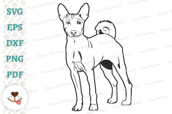 Basenji Dog Vector Cut File Review for Embroidery