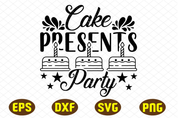 Cake Presents Party Svg Design Review
