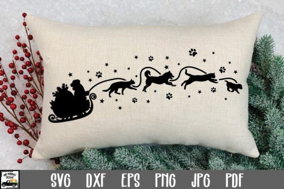 Christmas Dog and Cat Sleigh SVG File Review