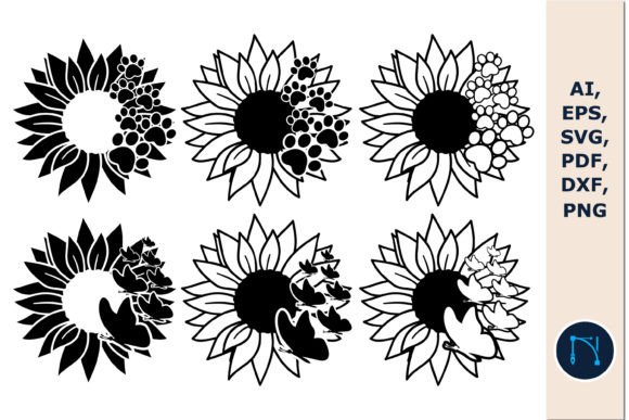 Dog Paw Butterfly Sunflower SVG Bundle Review