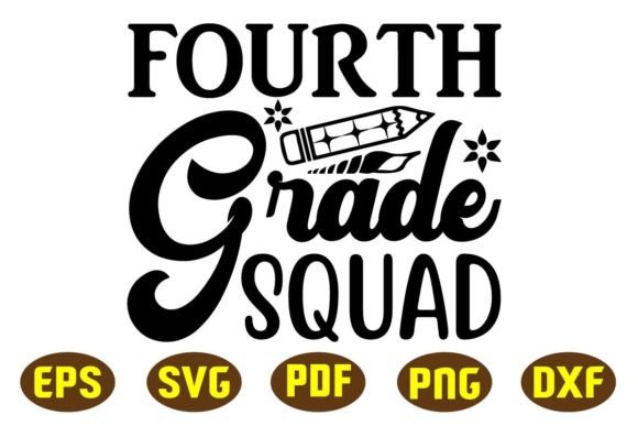 Fourth Grade Squad Svg Designs Review