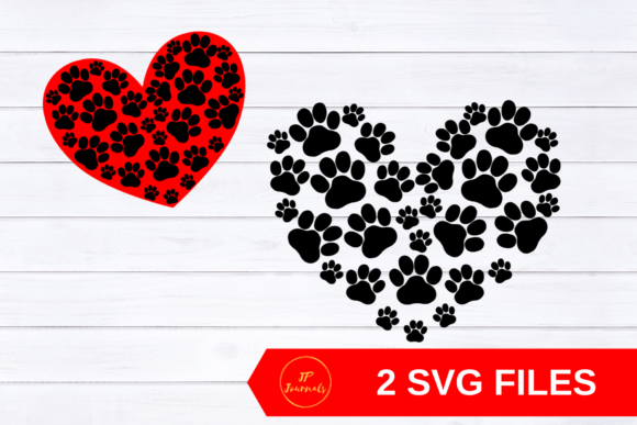 Valentine's Dog Cat Paws Heart SVG: A Designer's Review